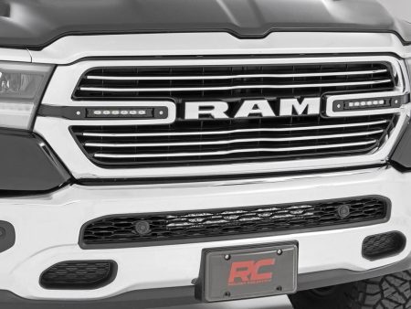 Dual 6in LED Grille Kit | Black Slimline | Ram 1500 2WD 4WD (19-24) PN# 70783 Online now