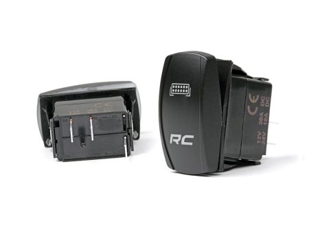 Rocker Switch | 2x1 with Logo | Blue Back Light PN# 709SW Cheap