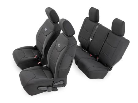 Seat Covers | Front and Rear | Jeep Wrangler Unlimited 2WD 4WD (2008-2010) PN# 91002A Supply