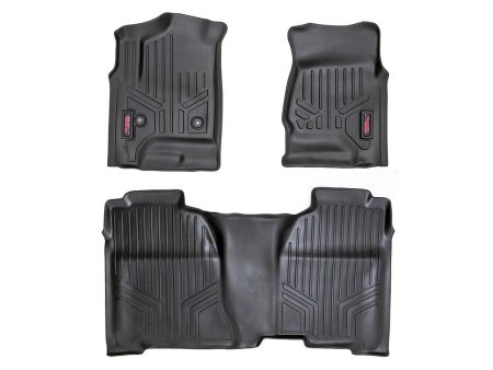 Floor Mats | FR & RR | Crew Cab | Chevy GMC 1500 2500HD 3500HD 2WD 4WD PN# M-21413 For Discount