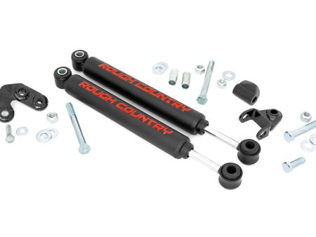 Dual Steering Stabilizer | 2.5-6.5 Inch Lift | Jeep Cherokee XJ Comanche MJ Wrangler TJ  PN# 87308 on Sale