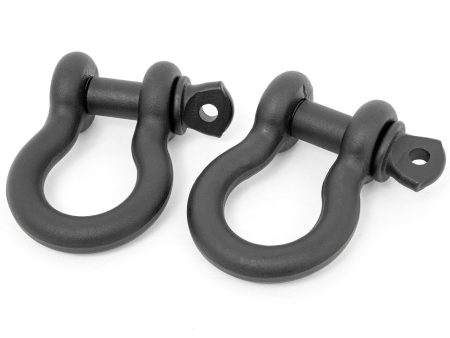 D Ring Shackles | Cast | 3 4  Pin | Pair | Black PN# RS121 Online Hot Sale