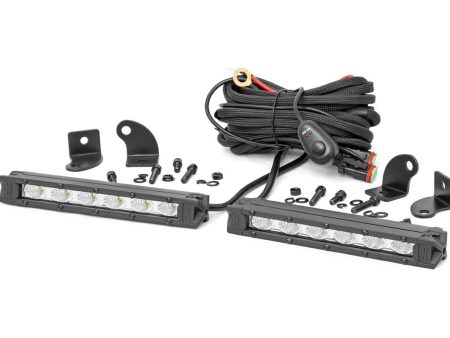 6 Inch Chrome Series LED Light Bar| Slim Line | Pair PN# 70406A Cheap