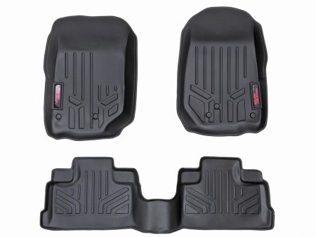 Floor Mats | FR & RR | 4 Door | Jeep Wrangler Unlimited 2WD 4WD (2007-2013) PN# M-60712 For Discount