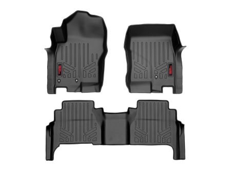 Floor Mats | FR & RR | Crew Cab | Nissan Frontier 2WD 4WD (2008-2021) PN# M-80513 Fashion