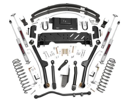 6.5 Inch Lift Kit | Long Arm | NP242 | Jeep Cherokee XJ 4WD (1984-2001) PN# 61822 Online Hot Sale