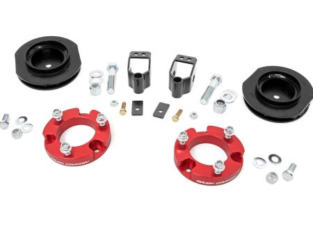 2 Inch Lift Kit | X-REAS | Red Spacers | Toyota 4Runner 2WD 4WD (2010-2023) PN# 767RED Supply