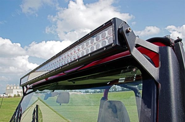 LED Light Mount | Upper Windshield | 50  Straight | Jeep Wrangler YJ (87-95) PN# 70508 For Sale