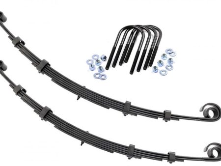 Front Leaf Springs | 2.5  Lift | Pair | Jeep CJ 5 4WD (1976-1983) PN# 8007Kit Online Sale