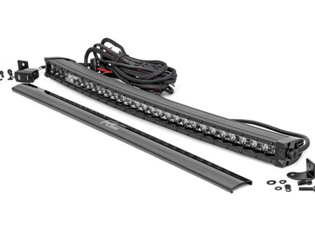 30 Inch Black Series LED Light Bar | Curved | Single Row | Cool White DRL PN# 72730BLDRL Online Hot Sale