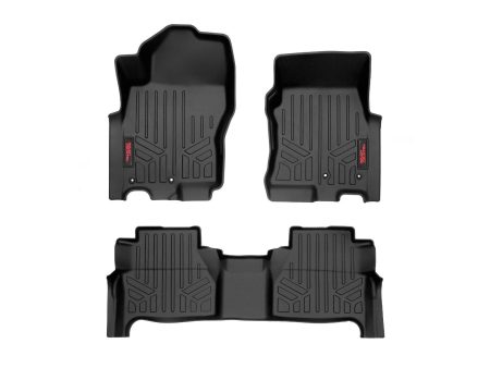 Floor Mats | FR & RR | Crew Cab | Nissan Frontier 2WD 4WD (2022-2024) PN# M-80515 Fashion