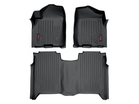 Floor Mats | FR & RR | Crew Cab | Nissan Titan 2WD 4WD (2004-2015) PN# M-81602 Fashion