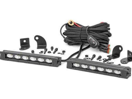 6 Inch Black Series LED Light Bar | Slim Line | Pair PN# 70406ABL Online