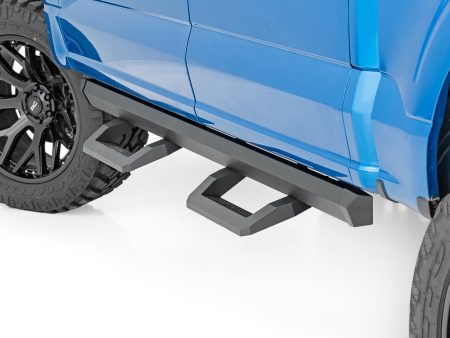 SR2 Adjustable Aluminum Steps | Crew Cab | Ford F-150 Lightning F-250 F-350 Raptor (15-24) PN# 52001 Supply