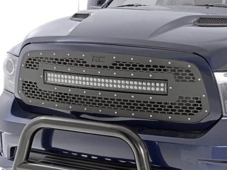 Mesh Grille | 30  Dual Row LED | Black | Ram 1500 2WD 4WD (13-18 & Classic) PN# 70199 For Discount