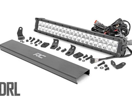 20 Inch Chrome Series LED Light Bar | Dual Row | Amber DRL PN# 70920DA Sale