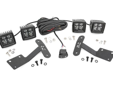 LED Light Kit | Ditch Mount | Dual 2  Black Pairs | Amber DRL | Toyota Tundra (14-21) PN# 70838 Cheap