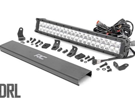 20 Inch Chrome Series LED Light Bar | Dual Row | Cool White DRL PN# 70920D Sale