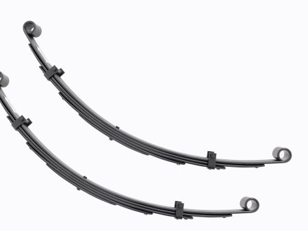 Front Leaf Springs | 4  Lift | Pair | Toyota Land Cruiser FJ40 4WD (64-80) PN# 8041Kit Fashion