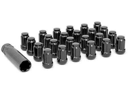 1 2 x 20 Lug Nut Set of 24 | Black PN# 502024BLK Online now