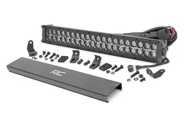 20 Inch Black Series LED Light Bar | Dual Row | Amber DRL PN# 70920BDA Hot on Sale