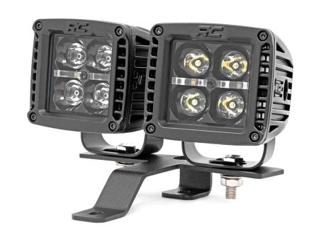 Jeep Quad LED Light Pod Kit - Black Series w  White DRL (18-22 JL   20-22 Gladiator) PN# 70824 on Sale