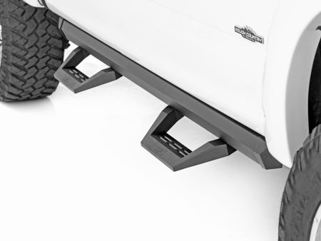 SRX2 Adj Aluminum Step | Crew Cab | Ford F-150 Lightning F-250 F-350 Raptor (15-24) PN# 51008A Sale