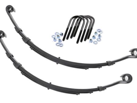 Front Leaf Springs | 4  Lift | Pair | Jeep CJ 5 4WD (1976-1983) PN# 8019Kit For Discount